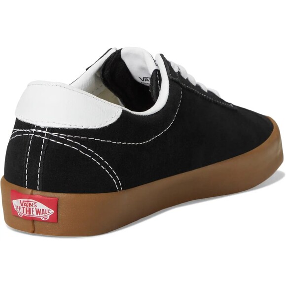 Vans Sport Low Shoe Black/Gum Boys Suede Men 4.0 Women 5.5 Classic New In Box - Picture 8 of 9